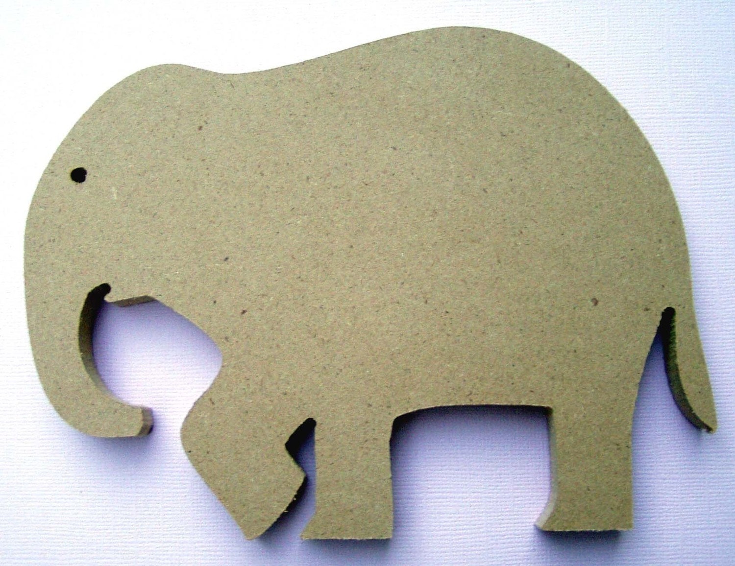 ELEPHANT 8 inch unfinished shape