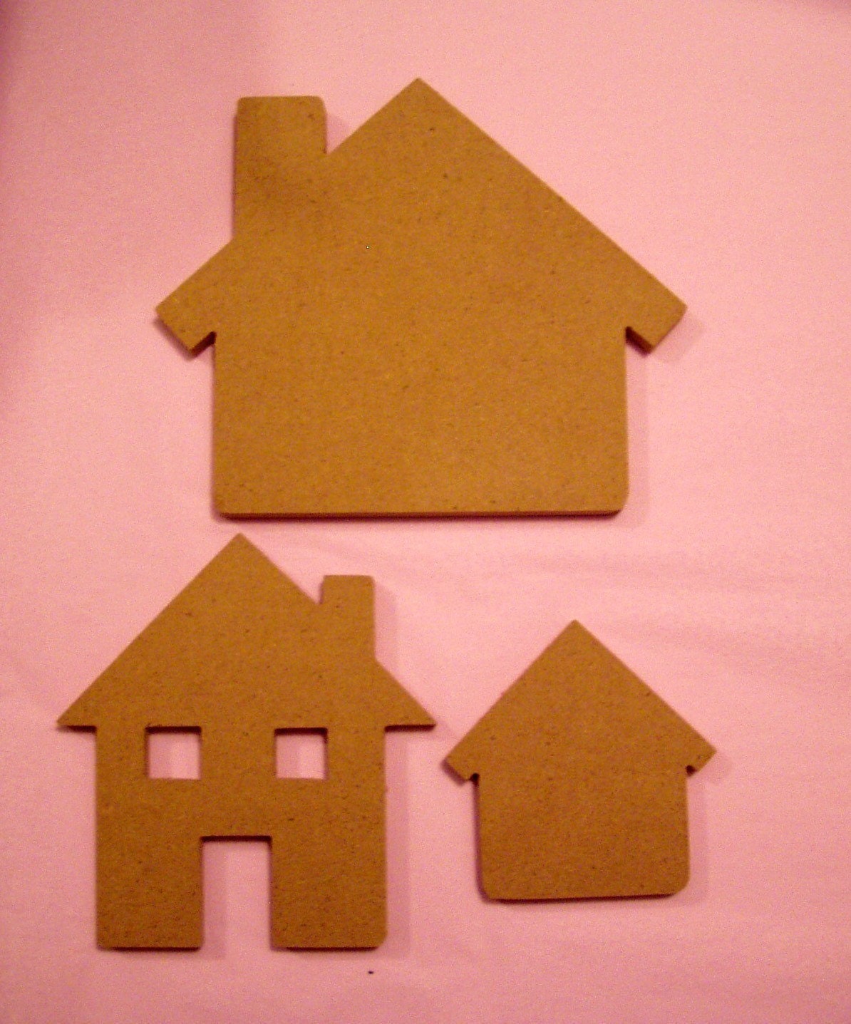 Happy Homes Collection unfinished shapes