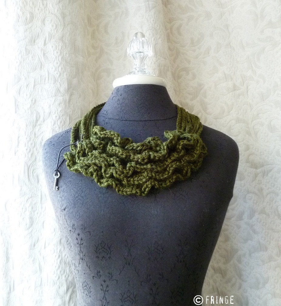 Bustle Collar - Wild West Series. Wearable Fiber Art.