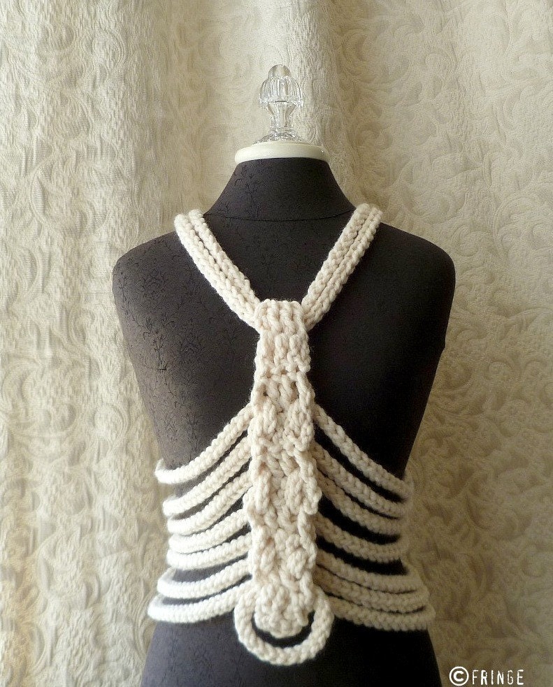 Inside Out by Fringe - Crochet - Wearable Fiber Art