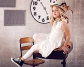 SALE Pointelle Dress and Leggings  boutique Ritchie Rags Retro Collection ready to ship 2t
