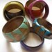 Mustard Stained Wood Bangle- S-XL