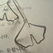 Gingko Leaf Earrings - small
