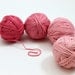 Spun Sugar Gradient: 4 balls of hand dyed polworth & silk yarn