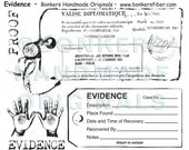 Evidence Rubber Stamp Sheet