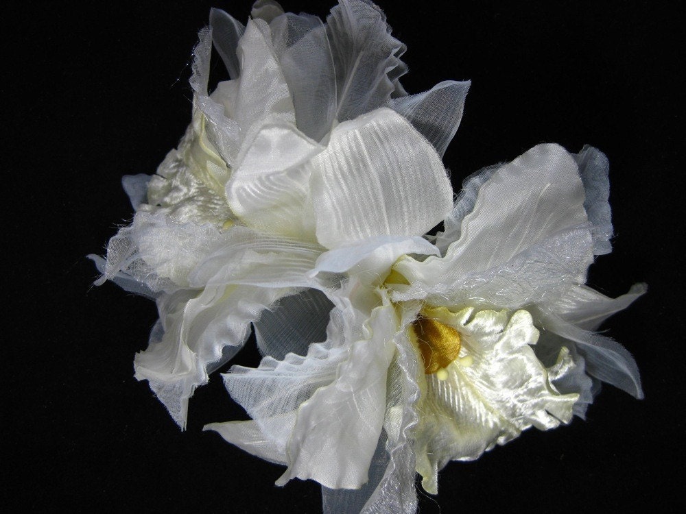 Oriental Express Double Orchid Comb by Samantha Sultana