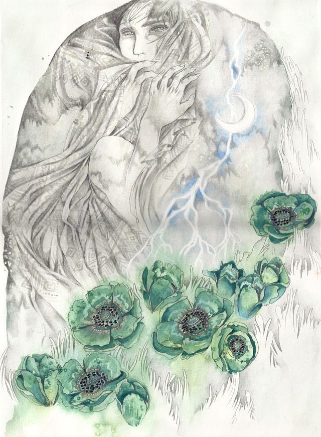 Opium - Faerie / Magical / Fantasy Art Print