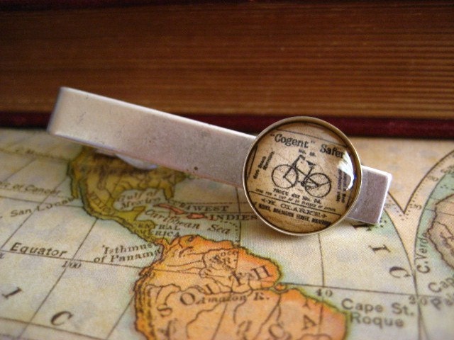 Great Gift For Dad Bicycle Tie Clip