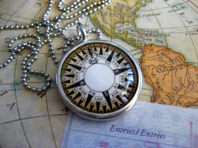 Compass Pendant Necklace