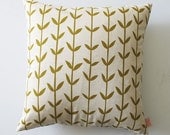 Cushion cover 50x50cm - Orla, in olive