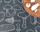 Tea Towel - Mushroom, in Peat