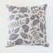 Leaves cushion cover 50 x50 -  winter grey