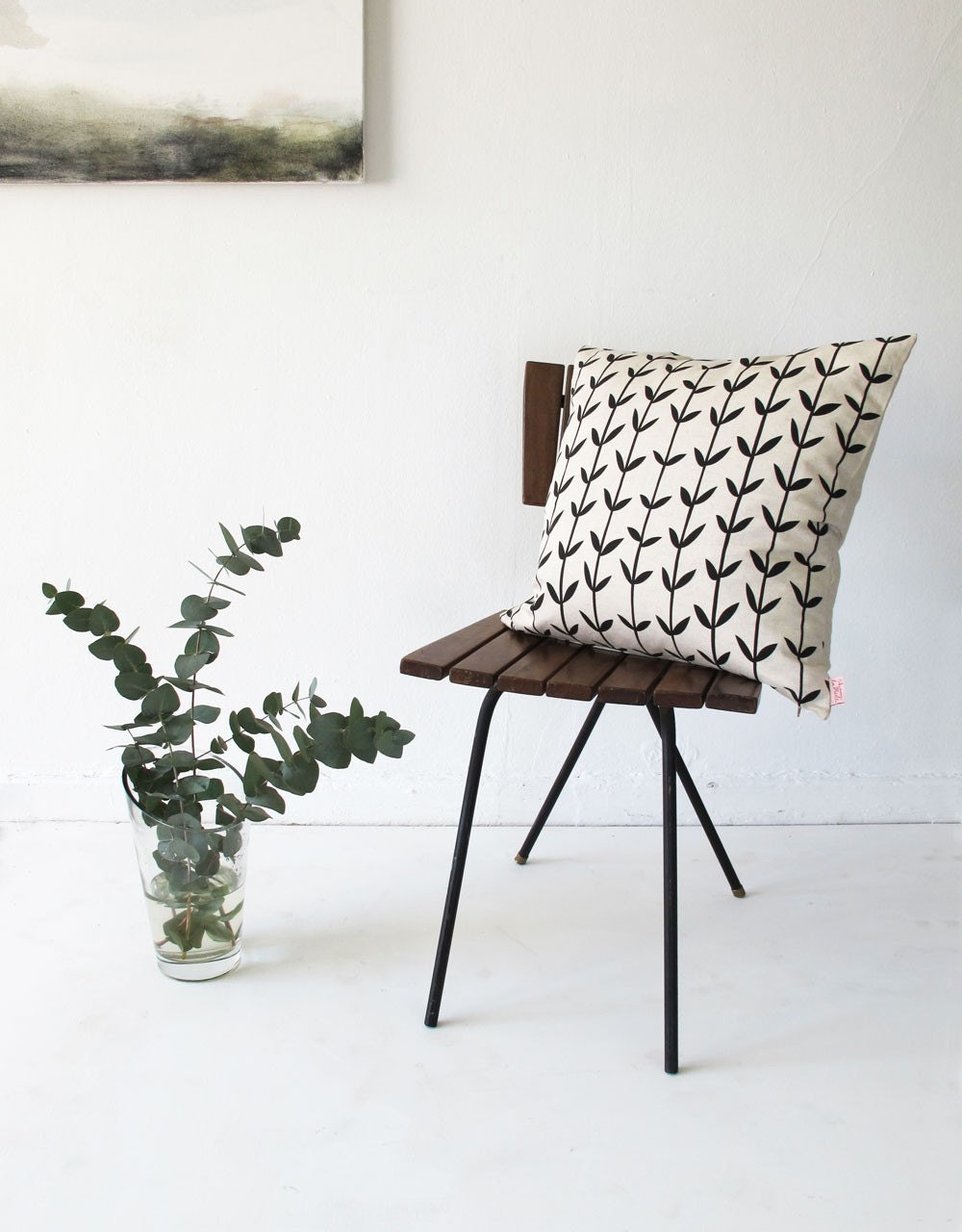 Cushion Cover 50x50cm - Orla, in black