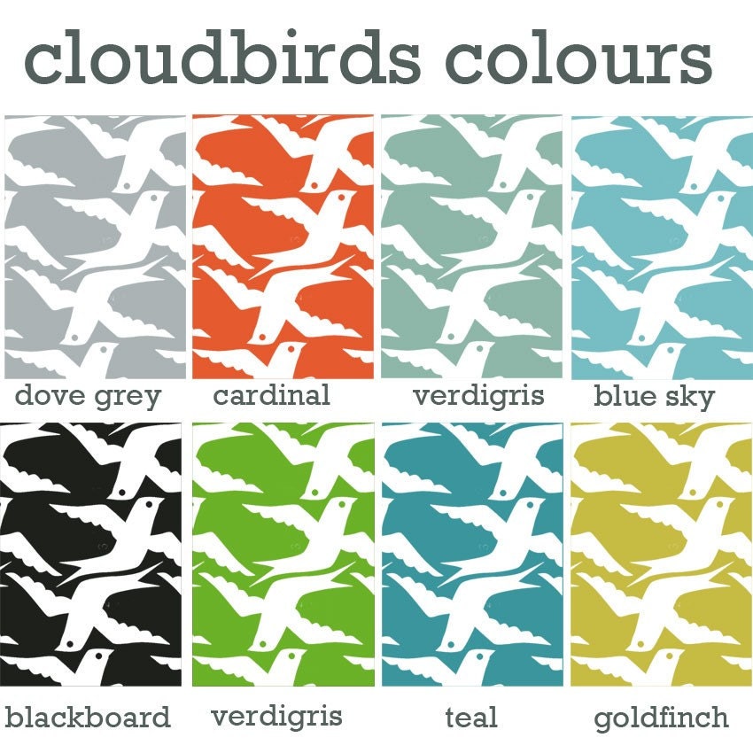 Fabric by the metre - Cloudbirds