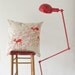 Cushion cover 60x60cm - Duikers, in aloe red