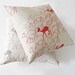 Cushion cover 60x60cm - Duikers, in aloe red
