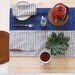 Table Runner - Abacus, in Pebble Grey