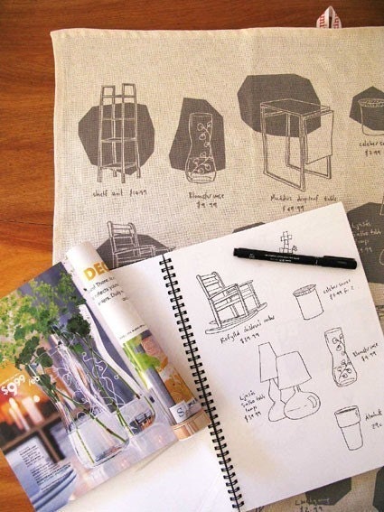 I Wish we had IKEA -  tea towel