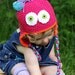 Crochet Monster Hat for Baby Made to Order Large Sizes