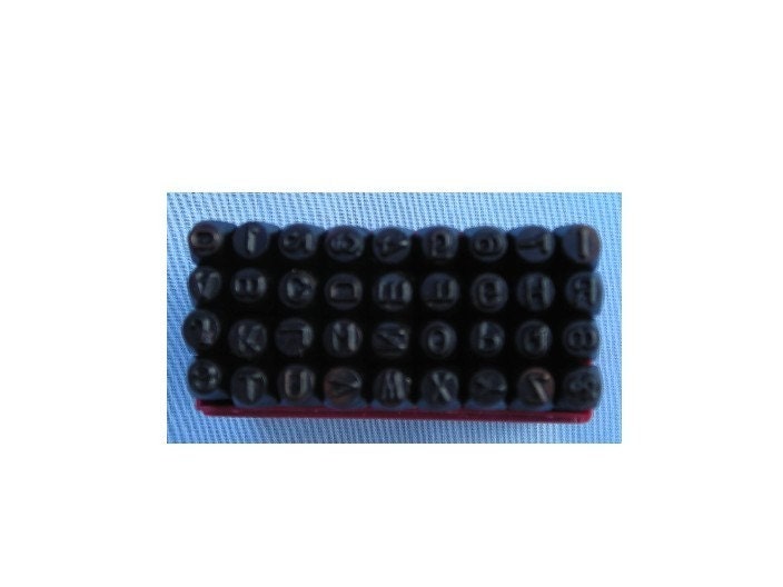 36 Piece Steel Alphabet Stamping Set