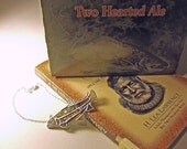 Brook Trout from The Two Hearted River in Michigan Stained Glass Necklace
