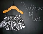 BUY 2 get 1 FREE - Skirt - Michael Miller -  Delovely Damask - Pick the size Newborn up to 12 Years by Boutique Mia
