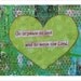 Go in Peace to Love and to Serve the Lord 8x10 Mixed Media Art Print in Greens and Blues
