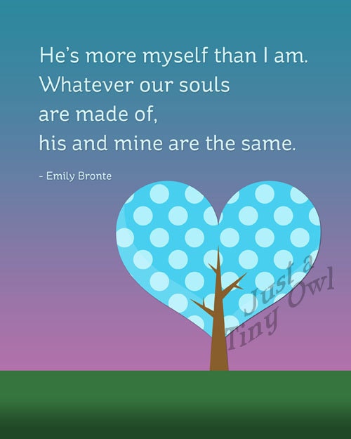 He's More Myself Than I Am - 8x10 Art Print (4 Color Choices)