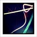 Abstract Lights 5x5 Metallic Photograph - iPhone Photography