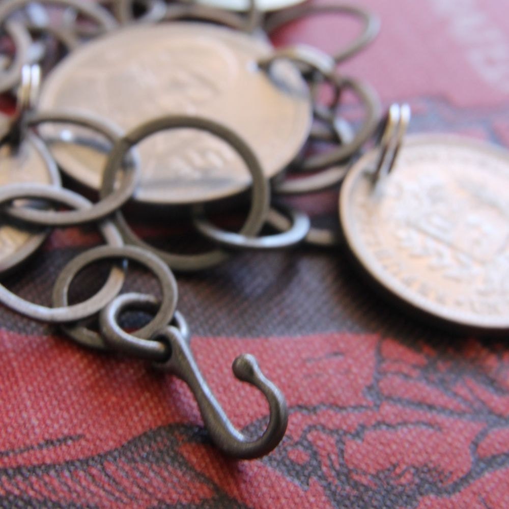 Gypsy Coin Bracelet Antiqued Silver Version