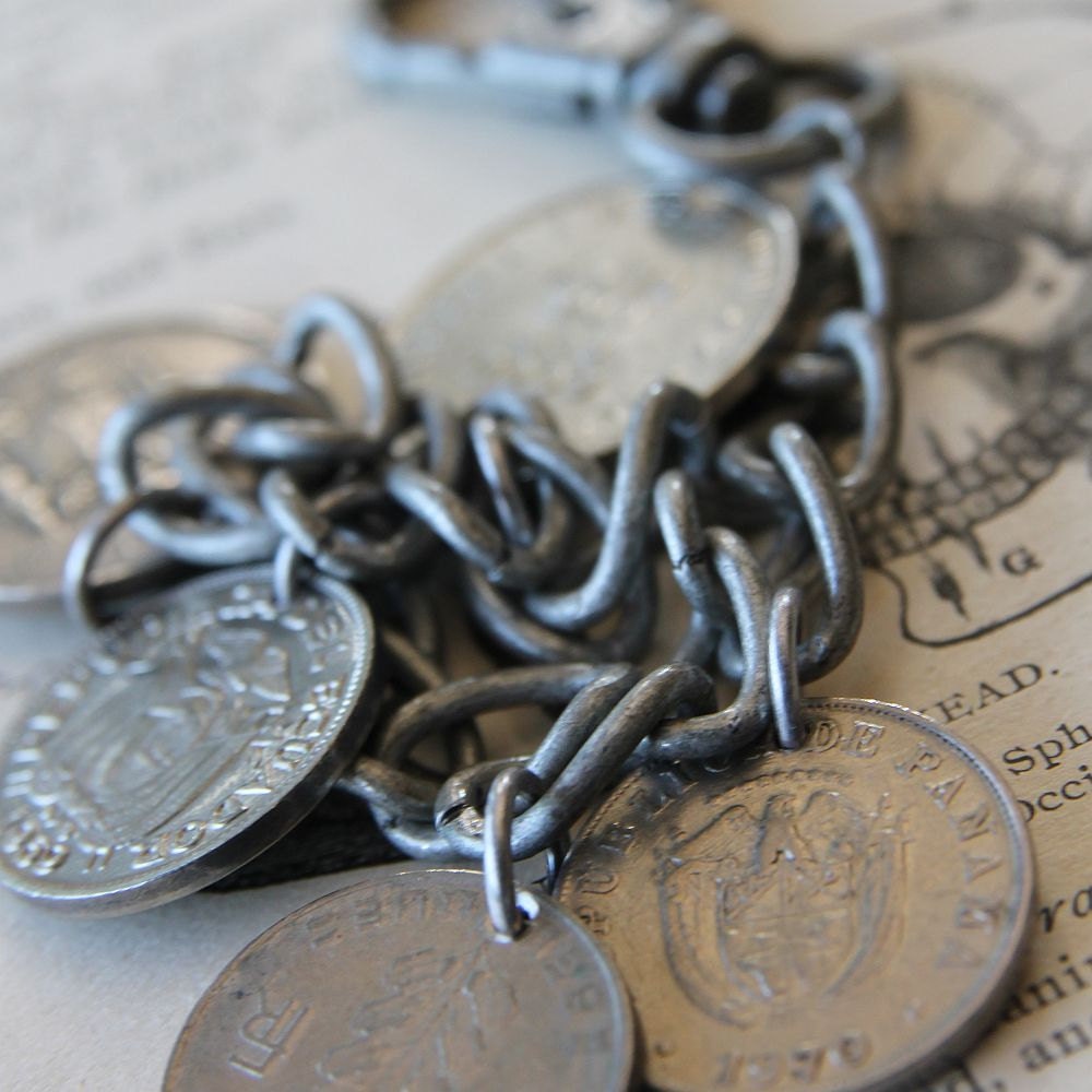 Gypsy Coin Bracelet Heavy Metal Version