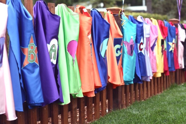 Superhero Capes set of 2 Superhero Capes