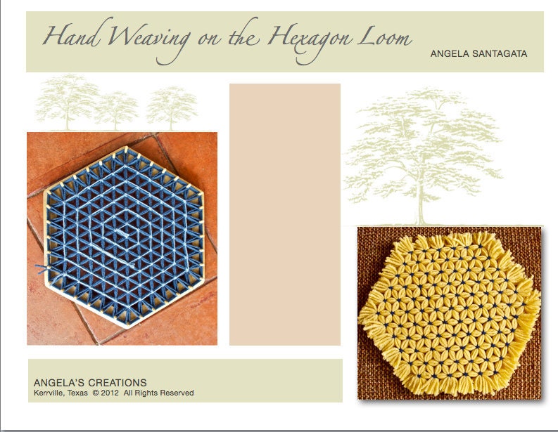 Hand Weaving On The Hexagon Loom Easy By Angelacreations On Etsy