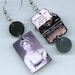 Pride and Prejudice EARRINGS Jane Austen quote vintage Typewriter
