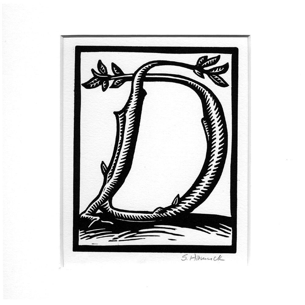 D Alphabet Print
