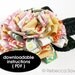 Fabric Scrap Flower--PDF Tutorial