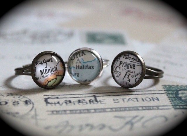 Custom-made Map Ring