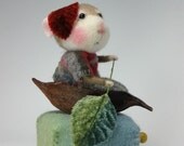 PDF CLASS Needle Felted Animal Dressed Mouse & Bunny Class Needle Felting / Create a Bunny and Mouse (Kit Available and sold separately)