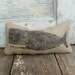 Cachalot Whale- Burlap Feed Sack Doorstop