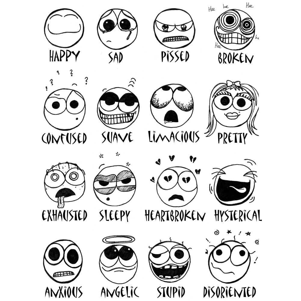 faces emotions
