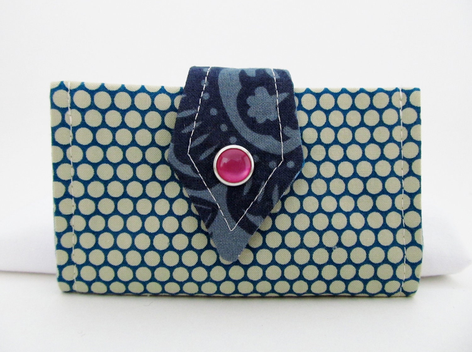 Small Card Organizer Wallet - Water's Edge
