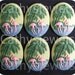 Six 40X30 Really Really Retro Flamingo Cameos