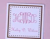Personalized Square gift/calling cards- set of 12