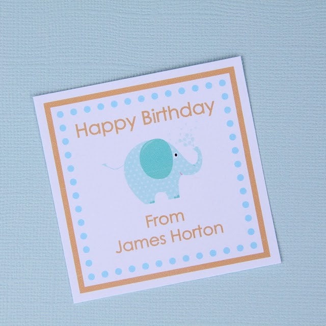 Personalized Square Gift Cards/Calling Cards - Set of 12