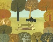 Forest.  Limited edition print by Matte Stephens