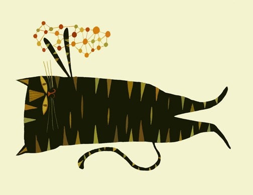 Lillian playing with an abstract thought.  Limited Edition 8.5x11 print by Matte Stephens.