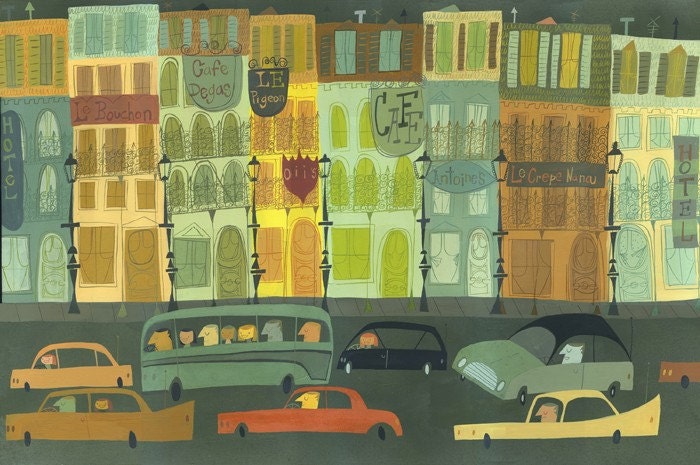 New Orleans at Night large original painting