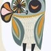 Owl. 13 x 19 print limited edition print by Matte Stephens.