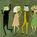 Dancing. 13 x 19 print limited edition by Matte Stephens.