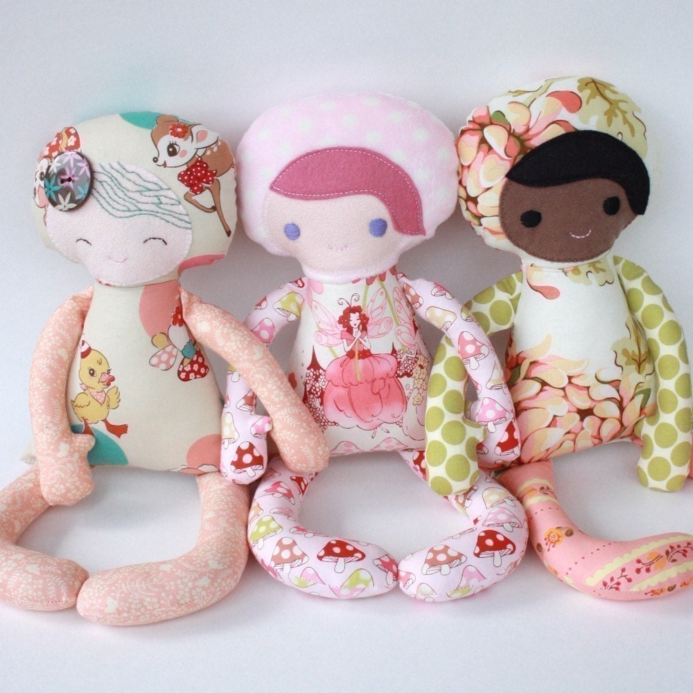 Doodle Girl PDF Doll Pattern